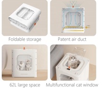 Séchoir automatique intelligent et silencieux pour animaux de compagnie (chiens et chats) – Boîte de séchage pour poils d'animaux