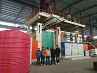 Máquinas de soplado de plástico Huayu 10000L, maquinaria de reciclaje de Materias Primas Plásticas