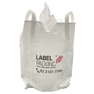 pp tejido maxi a granel bolsa grande de fibra grande 1 contenedor de bucle de elevación para 1 tonelada 1000 kg arena cemento <span class=keywords><strong>ca</strong></span> - Product Image 6