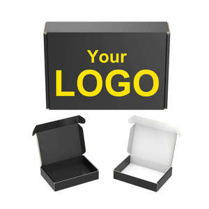 Boîte d'expédition écologique pour abonnement de soins personnels avec impression de logo personnalisée rose clair, conception gratuite, emballage cadeau artisanal - Product Image 6