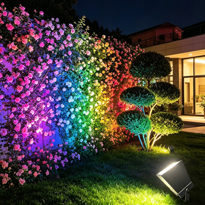 RGBW ha condotto il proiettore dell'<span class=keywords><strong>albero</strong></span> esterno paesaggio parete di lavaggio per la costruzione di grandi alberi da giardino Cast decorazione di illuminazione - Product Image 1