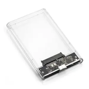 Prezzo di fabbrica HDD enclosure usb 3.0 2.5 pollici disco rigido esterno case box Enclosure case per 7mm-9.5mm SATA HDD SSD