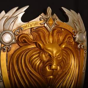 Toptan ittifak fırtına kral aslan kalkan serin Warcraft film karakter Cosplay kalkan koleksiyonu sahne - Product Image 2