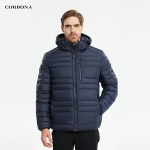 2024 CORBONA Winter cappotto da uomo giacca spessa gelata calda pelliccia staccabile regalo per papà Outdoor Cool Fashion Daily Casual Black Parka