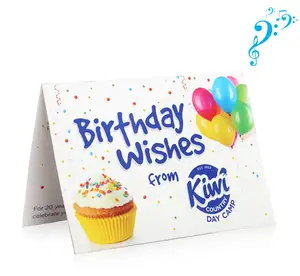 Happy Birthday Merry Christmas Musical Greeting Card With Customize Sound Module Music Card