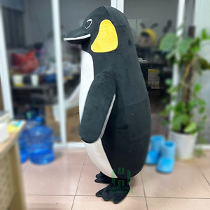Costume <span class=keywords><strong>de</strong></span> mascotte gonflable pingouin, jouets d'usine, costume <span class=keywords><strong>de</strong></span> mascotte gonflable en peluche douce pour animaux - Product Image 2