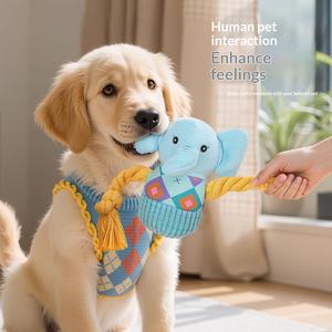 Jouets pour animaux de compagnie qui émettent du son, résistants aux morsures et au grincement des dents, fournitures pour animaux de compagnie, jouets pour chats et chiens - Product Image 3