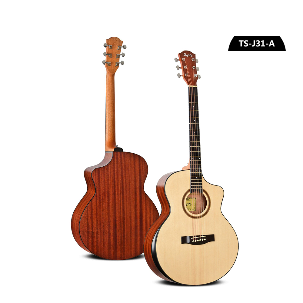 Guitarra de barril JF de caoba de abeto