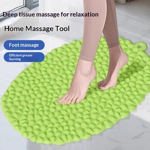 Tapis de <span class=keywords><strong>massage</strong></span> des pieds 63*45cm & Tapis de pédalage – Outil magique pour les employés de bureau pour soulager la fatigue, lavable, design sportif/nordique - Product Image 1