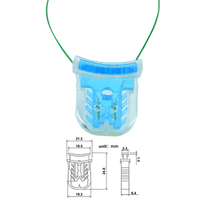 Mét con dấu dài màu xanh an ninh con dấu cho đồng hồ điện mét Con dấu nhựa - Product Image 1