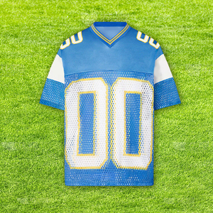 OEM <span class=keywords><strong>T</strong></span>ùy Chỉnh In Logo <span class=keywords><strong>Polyester</strong></span> Người Đàn Ông Bóng Đá Áo Sơ Mi Chắp Vá Lưới Tops Nhanh Chóng Khô Bóng Bầu Dục Jersey <span class=keywords><strong>T</strong></span> Áo Sơ Mi Cho Nam Giới - Product Image 6