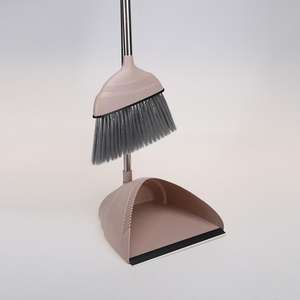 Ensemble <span class=keywords><strong>balai</strong></span> et pelle pour la maison, en acier inoxydable, manche long - Product Image 2