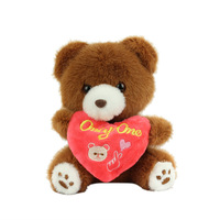 Porte-clés ours en peluche mignon, mini ours en peluche Kawaii, pendentif de sac, jouet animal en peluche, poupée ours moelleuse, cadeau de mariage ou de fête