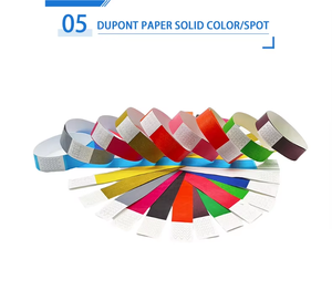 व्हाइट वाटरप्रूफ मेडिकल प्लास्टिक रिस्टबैंड अस्पताल पहुंच नियंत्रण के लिए रोगी आईडी बैंड - Product Image 5