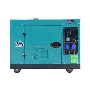 Generador diésel de tipo silencioso refrigerado por aire 5KAV de alta calidad, equipo generador diésel duradero portátil para casa