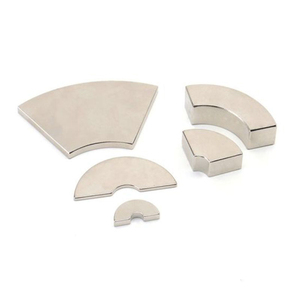 N38h n42h n35sh n42h n3sh n42h ndfeb קשת אריח קטע אריח מגנט מגנט מאוורר בצורת מגנט - Product Image 5