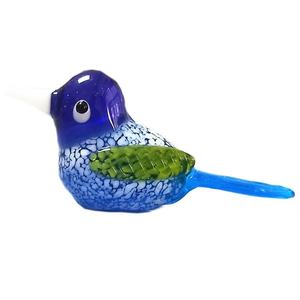 Adornos de cristal pulido y cepillado de colores con forma de animales, aves acuáticas y colibríes para arreglos florales y manualidades en auditorios. - Product Image 3