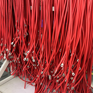 6Awg Silicone Wire <b>Battery</b> Connection Cable Red Black Ring <b>Terminal</b> Pure Copper Conductor Ev <b>Battery</b> Interconnect - Product Image 2