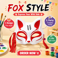 Masque facial en PVC imperméable et écologique pour Halloween, personnalisable avec logo, léger, pour fêtes, remise de diplômes, avril – Fabricant OEM