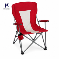 Fauteuil pliant d'extérieur confortable et simple, style populaire 2026, pour la pêche et le camping, avec sac isotherme