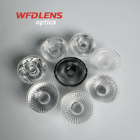 Lentille LED Puck de 30 mm de diamètre 3 °   15 °   30 °   45 °   60 °   1020 °   Réflecteur de lentille optique