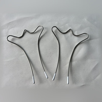 Fil de soutien personnalisé en acier inoxydable courbé à surface brillante pour soutiens-gorge, lingerie, maillots de bain, robes de soirée - Usine OEM/ODM