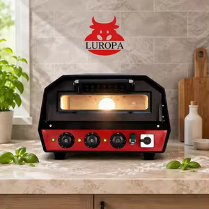 Four à pizza électrique professionnel de comptoir en acier inoxydable pour pizzeria, restaurant et boulangerie - Product Image 3