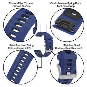 Nouveau <span class=keywords><strong>bracelet</strong></span> de <span class=keywords><strong>montre</strong></span> en silicone pour <span class=keywords><strong>Garmin</strong></span> Fenix 7 Pro, style officiel, à libération rapide, souple et réglable, pour le sport - Product Image 3