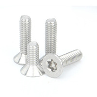 Vis à tête cylindrique en acier inoxydable 304, vis antivol à tête en forme de fleur de prunier, M2-M10, grade A2-70