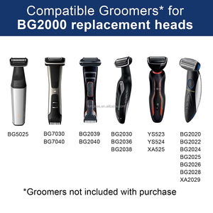 Nueva Cabezal de Repuesto BG2000 para Afeitadora Corporal <span class=keywords><strong>Philips</strong></span> Norelco Bodygroom BG7030, BG7040, BG2029, BG2030, BG2040, 2 Piezas - Product Image 2