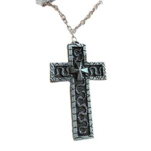 Hợp thời trang mực vòng cổ với có thể mở ra hình chữ thập Mặt dây chuyền 3D in bí mật ngăn mạ Vàng quyến rũ thời trang đồ trang sức - Product Image 1