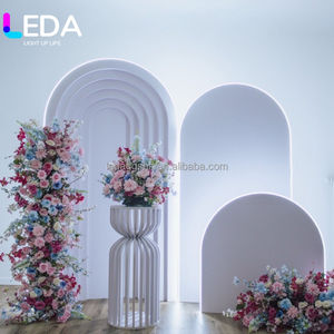 LEDA Wholesale Artificial Floral Runner Customized Floral <b>Props</b> Decoration Flower Row For Wedding Backdrop Table Decor - Product Image 5