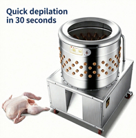 Máquina Desplumadora de Aves de Corral Automática de Acero Inoxidable Comercial, Equipo de Sacrificio para Granjas de Pollos, Patos y Gansos