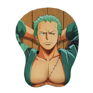 Tapis de souris Anime de dessin animé personnalisé en Silicone 3D personnalisable tapis de souris <span class=keywords><strong>repose</strong></span>-<span class=keywords><strong>poignet</strong></span> de conception originale pour homme - Product Image 2