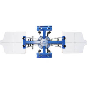 4 renk 2 istasyon serigraf ekran baskı basın NS-402 ekran BASKI MAKİNESİ yüksek kalite ekran yazıcısı makinesi - Product Image 6