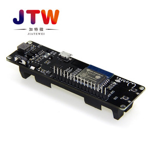 Carte de développement JTW Wemos Esp8266 D1 Mini avec module Wifi et support de batterie 18650 pour projets IoT - Product Image 1