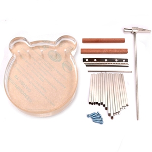 Kit d'assemblage d'accessoires pour kalimba DIY en gros, fournitures de fabrication de kalimba en forme d'animaux mignons pour l'artisanat - Product Image 2