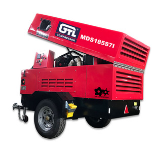 Compresor de Tornillo Móvil GTL POWER MDS1857I 185CFM 5.18m3/min 7bar con Motor, Precio de Fábrica - Product Image 4