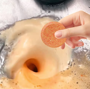 منظف قوي للرغوة ونظيف ومزيل الروائح أقراص صرف منظف للحمضيات - Product Image 1