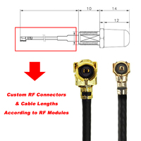 Antenne externe à profil bas ultra-compacte Wi-Fi ISM 2,4 GHz 2dBi 2,7dBi pour appareils IoT soumis aux contraintes d'espace