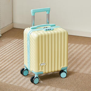 Moderno Trolley <span class=keywords><strong>Piccolo</strong></span> da 14 Pollici in ABS PC con Ruote Piroettanti Valigia da Cabina alla Moda all'Ingrosso con Porta Bicchiere e Porta Telefono - Product Image 3