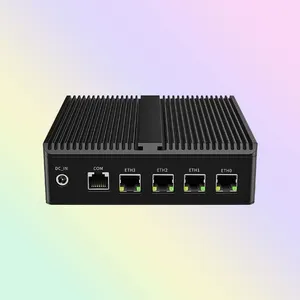 Guanfeng N100 Barebone DDR5 4*2.5GB LAN support console 4G 5G Fanless Industrial DP Customize Office Linux Win10 Mini Router PC