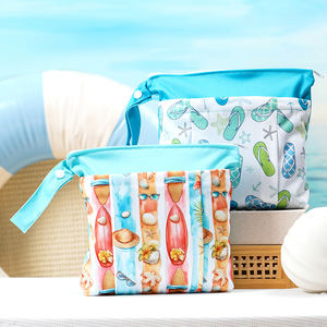 Felice flauto personalizzato stampa lavabile borsa per bambini pannolini di stoffa portatile a secco/umido borsa per il trucco dell'<span class=keywords><strong>asilo</strong></span> - Product Image 3