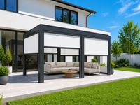 Sweet Home Aluminium-Pergola-Dachsystem für Hinterhof, Terrasse und Patio