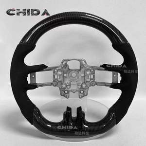 Volante de Fibra de Carbono Personalizado con Diseño de Libélula, Compatible con <span class=keywords><strong>Mercedes</strong></span> Benz W206 W205 C300 GLC X253 C253 W213 GLE Clase S GLS - Product Image 1