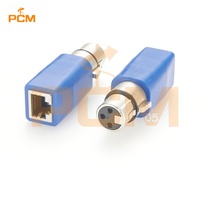 Adaptateur XLR 3 broches femelle vers prise RJ45 femelle pour contrôleur d'éclairage, équipement de distribution DMX, luminaires LED, éclairage de scène