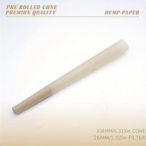 Customized 1 1/4 King Size Brown Conical Biodegradable Paper Roll Disposable Digital Printing with Logo - Product Image 5