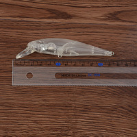 Leurre de pêche biomimétique en plastique G51 de 11 cm et 12,0 g pour lancer longue distance, corps de leurre minnow vierge