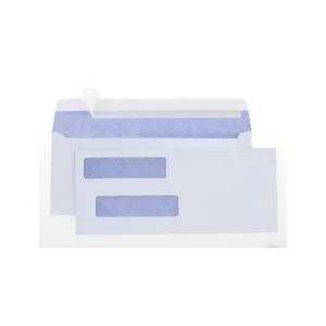 Enveloppe #10 4 1/8 par 9 1/2 avec enveloppes teintées de sécurité Peel Seal