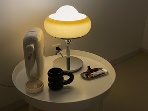 Lampada da Tavolo Space Age, Lampada da Scrivania Nordica Egg Tart Arancia the <span class=keywords><strong>Guzzini</strong></span>, Lampada da Tavolo Vintage Italiana Egg Tart - Product Image 6